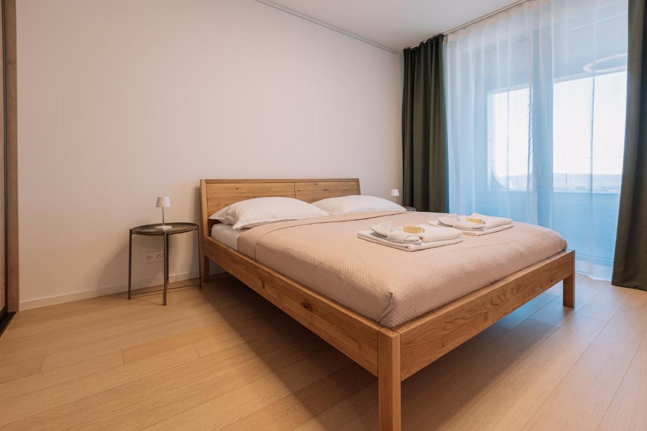 Skau Coral Residence In Sky Park 22 Floor 1Tower Panoramic View Free Parking Μπρατισλάβα Εξωτερικό φωτογραφία