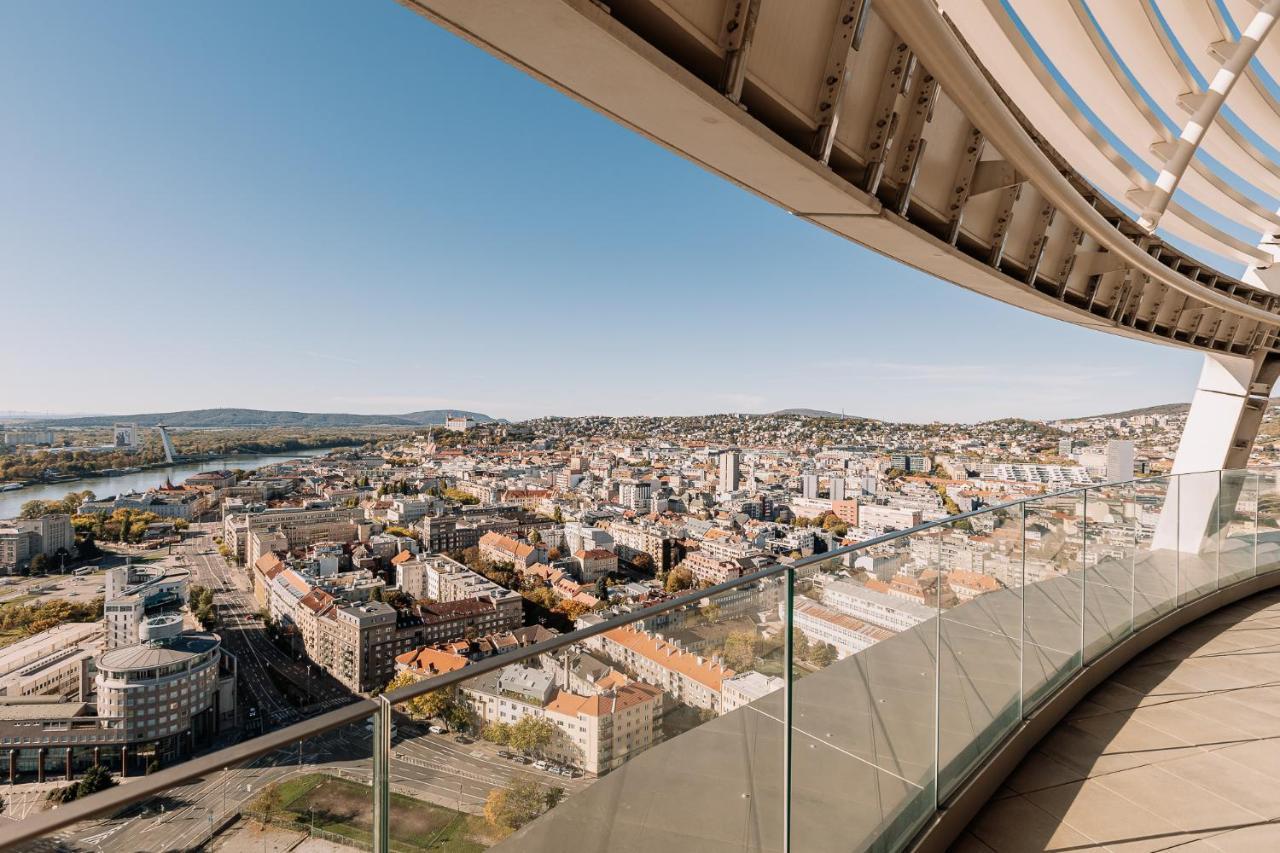 Skau Coral Residence In Sky Park 22 Floor 1Tower Panoramic View Free Parking Μπρατισλάβα Εξωτερικό φωτογραφία